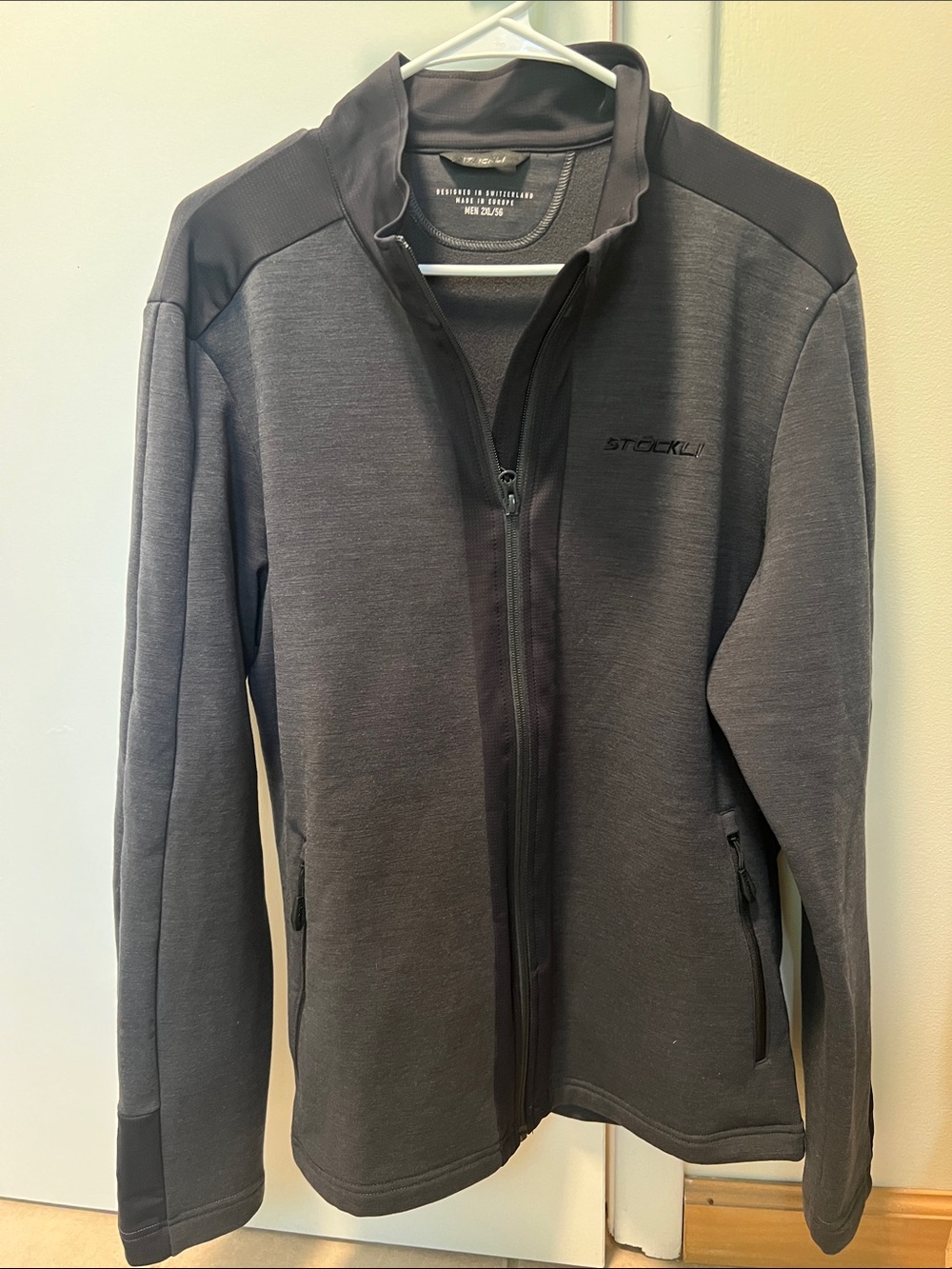 Men's Lightweight Gray Zip Jacket